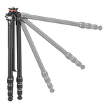 VEO 5 234AB-110S Aluminum Tripod w/ Dual-Axis Head for Cameras & Smartphones