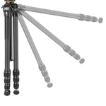 VEO 5 234CO26 Carbon Fiber Outdoor Tripod w/ Pan Head for Scopes, Optics, and Cameras