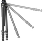 VEO 5 264AO28 Aluminum Outdoor Tripod w/ Pan Head for Scopes, Optics, and Cameras