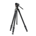 VEO 5 264AV-14 Aluminum Tripod with Counterbalancing Video Head for Cameras, Optics & Smartphones