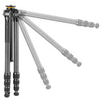 VEO 5 304CB-250S Carbon Tripod w/ Dual-Axis Ball Head for Cameras & Smartphones