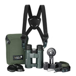 VEO HD 8x42 ED Glass Binocular BUNDLE w/ DIGISCOPE ADAPTER, HARNESS, DELUXE STRAP, LIFETIME WARRANTY