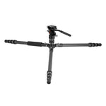 Vesta GO 264 CV12 Carbon Travel Tripod w/ Counterbalancing Video Head