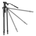 Alta Pro 3VRL 303CV18 Professional Carbon Video Tripod w/ Pan Head