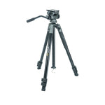 VEO 2 PRO 263AV ALUMINUM TRIPOD WITH 2-WAY VIDEO PAN HEAD - RATED AT 11LBS/5KG