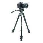 VEO 2 PRO 263AV ALUMINUM TRIPOD WITH 2-WAY VIDEO PAN HEAD - RATED AT 11LBS/5KG