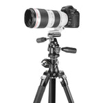 VEO 3T+ 264APS Multi-Angle Aluminum Travel Tripod w/ Pan Head