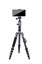 VEO 3 GO 235CB Carbon Fiber Tripod / Monopod with Ball Head, Bluetooth Remote, SPC