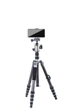 VEO 3 GO 265HCB Carbon Fiber Tripod / Monopod with Ball Head, Bluetooth Remote, SPC